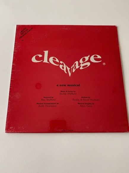 Cleavage A New Musical LP Limited Edition Buddy Sheffield 1981 NEW SEALED - Picture 1 of 4